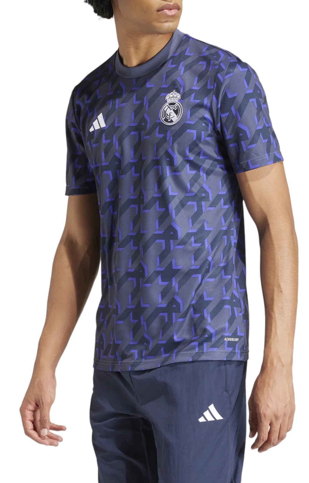 Pánský předzápasový dres s krátkým rukávem adidas Real Madrid Pre-Match