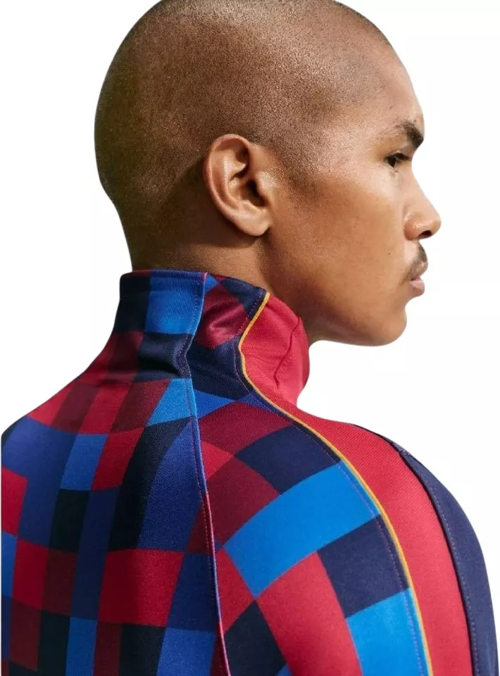 Pánsky domáci predzápasový tréningový top s dlhým rukávom Nike Dri-FIT FC Barcelona Strike 2026/27