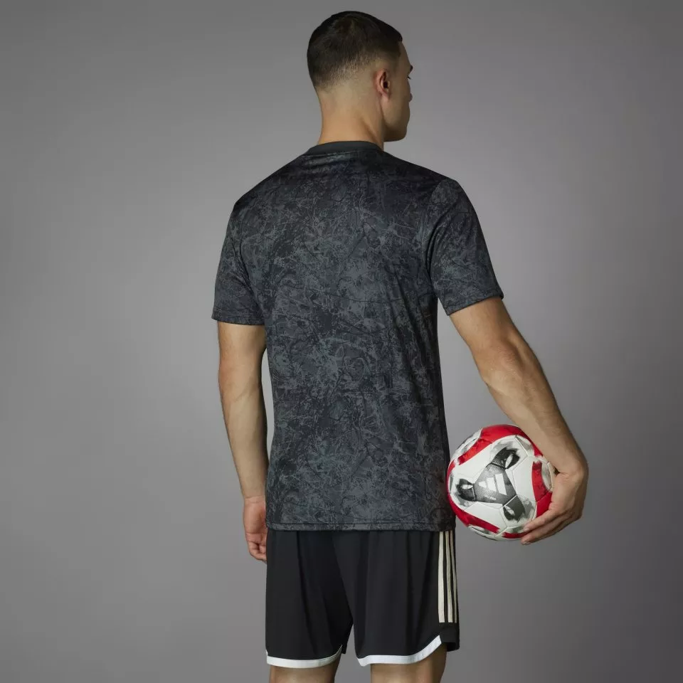 Pánský předzápasový dres s krátkým rukávem adidas Manchester United Stone Roses 2023/24