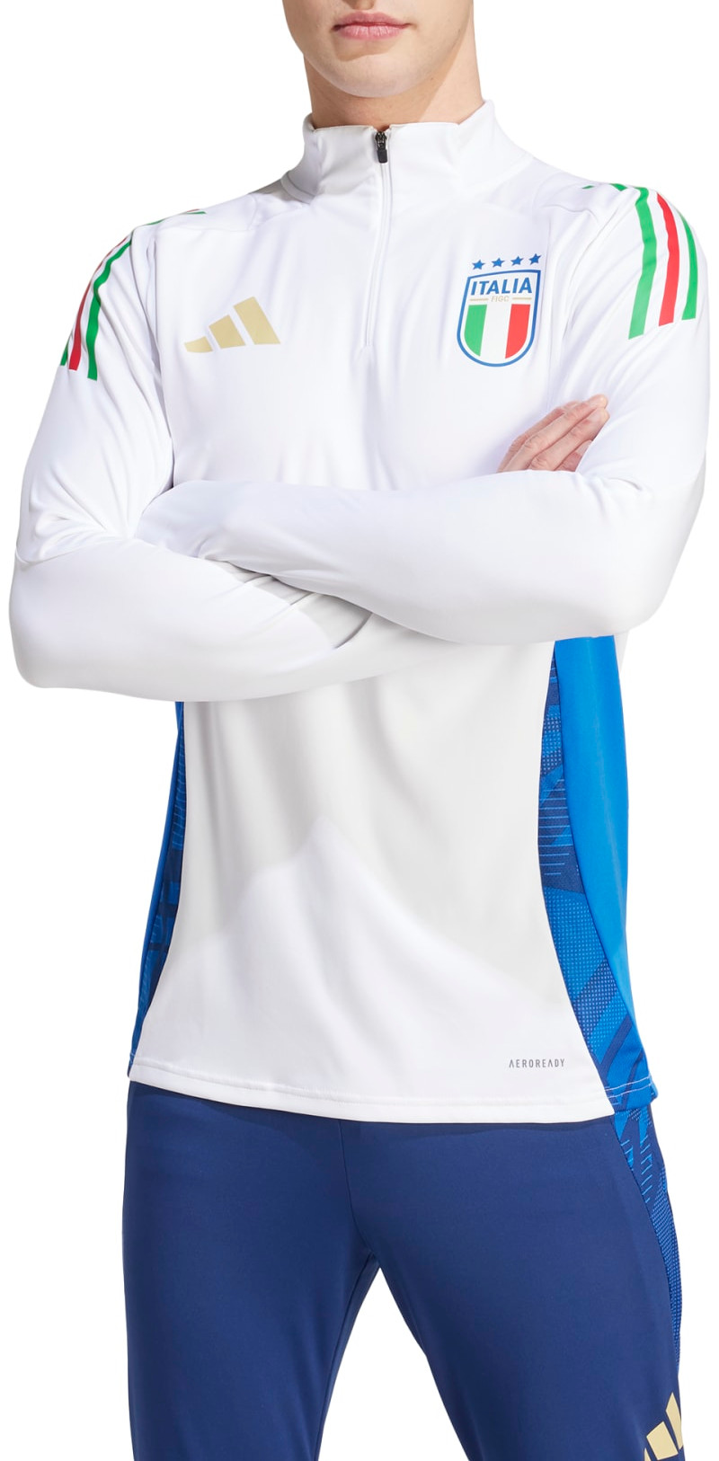 Majica z dolgimi rokavi adidas FIGC TR TOP 2024