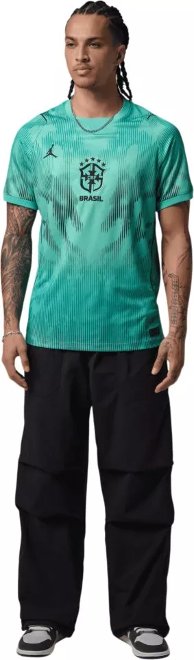 Pánský brankářský dres s krátkým rukávem Jordan Dri-FIT Brazílie 2026