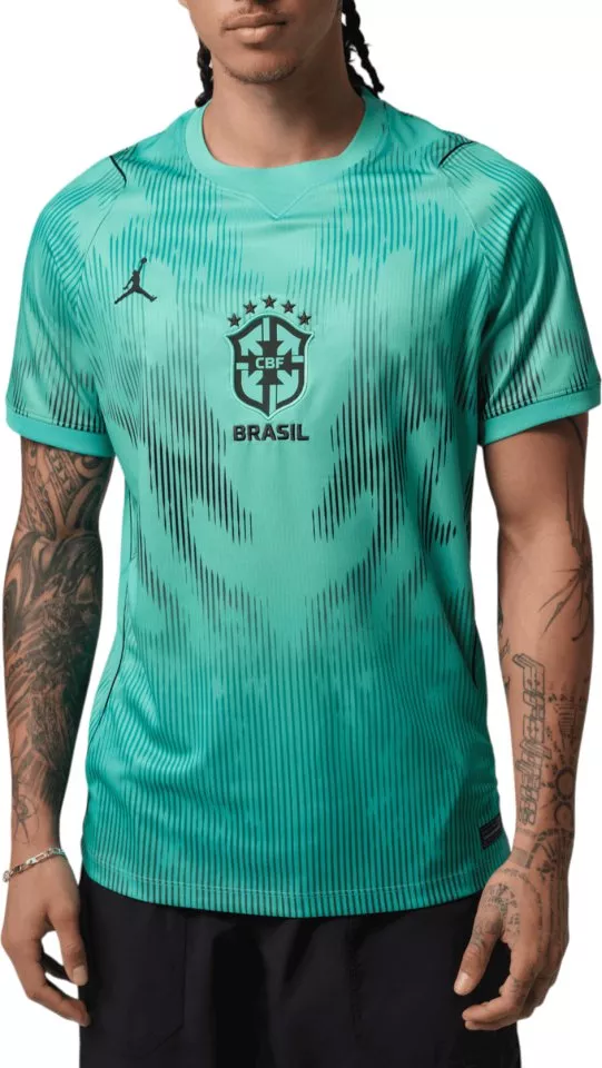 Pánský brankářský dres s krátkým rukávem Jordan Dri-FIT Brazílie 2026