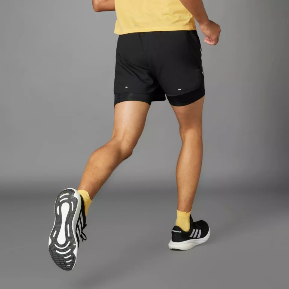 Pánské běžecké kraťasy 2 v 1 adidas Own the Run 3-Stripes