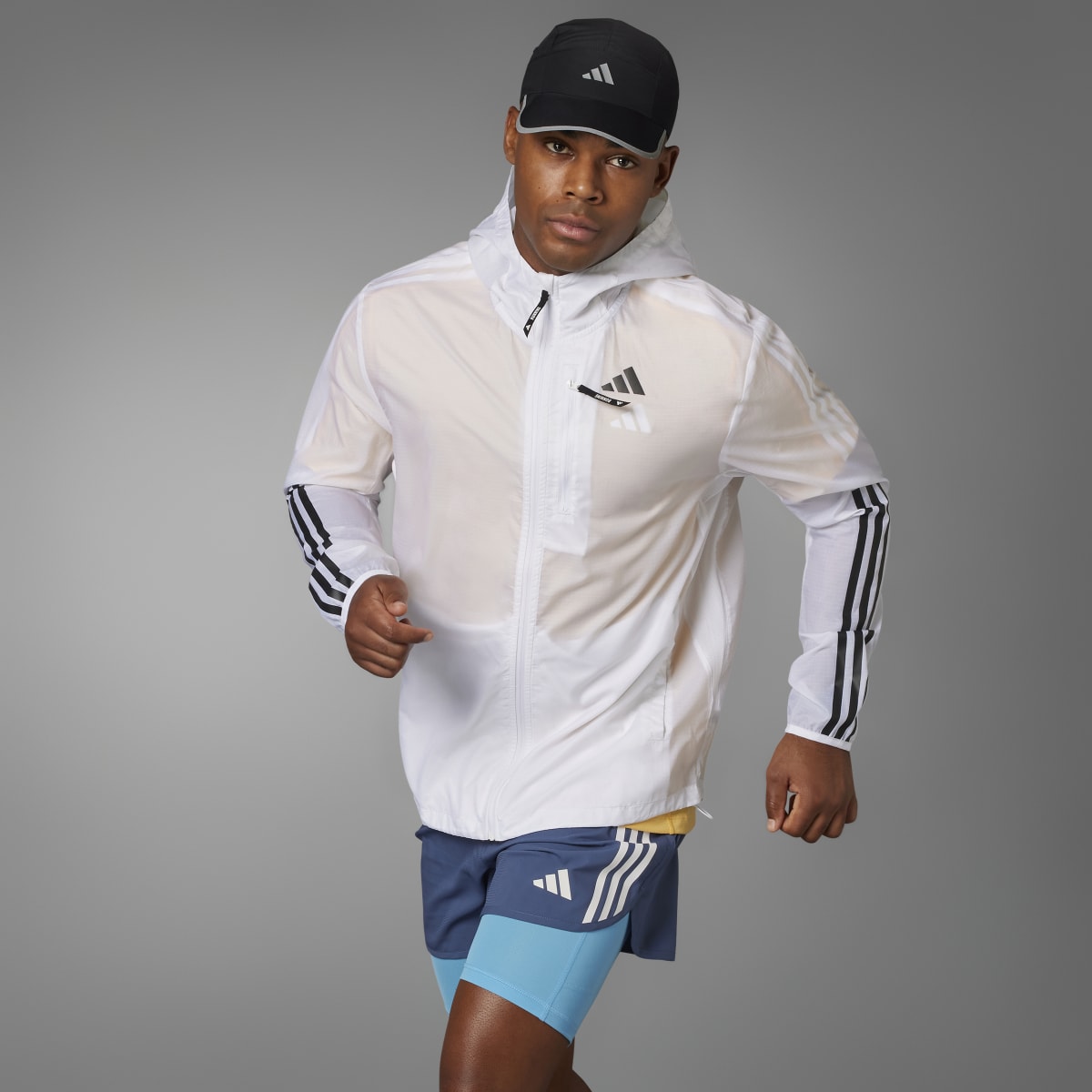 Hooded jacket adidas OTR E 3S JKT - Top4Running.com