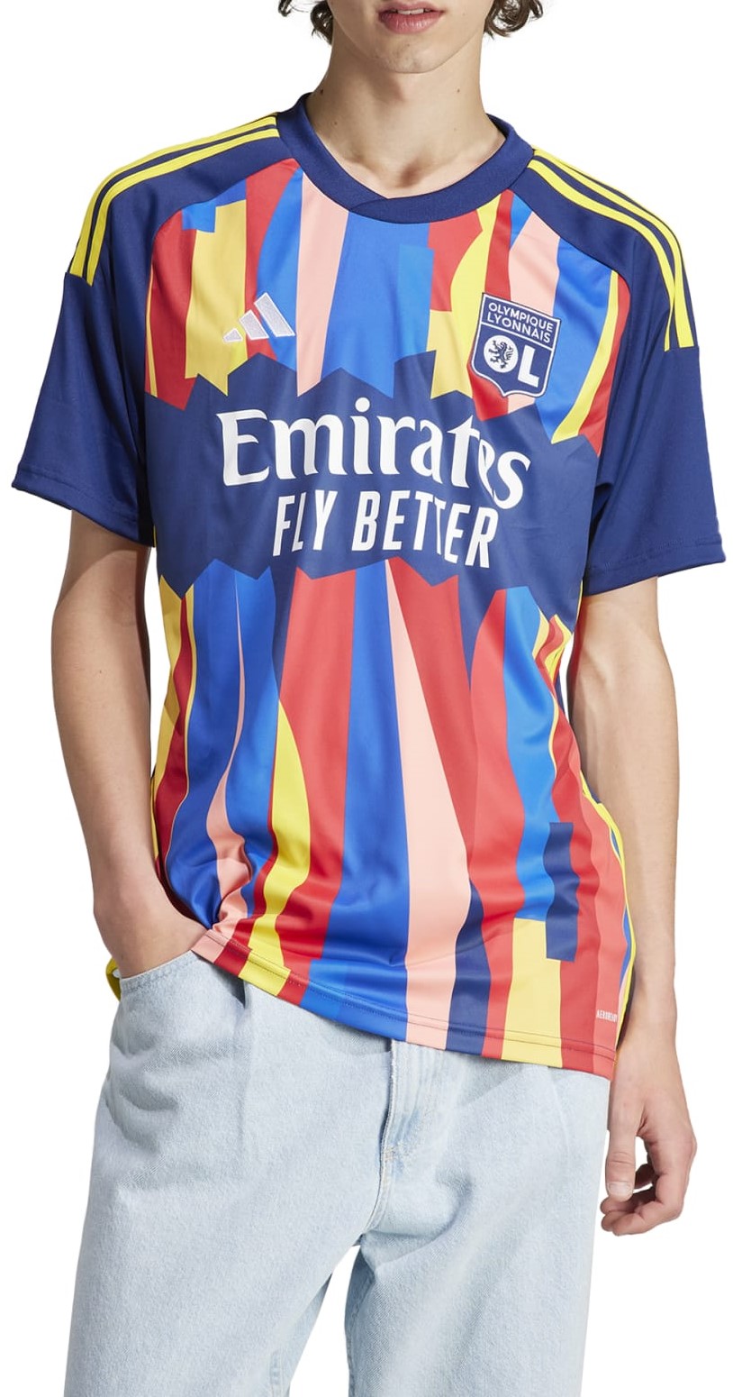 Pánský dres s krátkým rukávem adidas Olympique Lyon 2023/24, alternativní