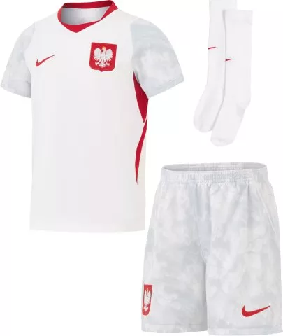Dri-FIT Poland Stadium Home Set 2026 Little Kids