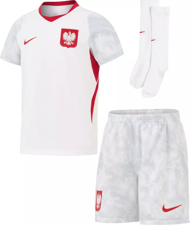 Komplet Nike Dri-FIT Poland Stadium Home Set 2026 Little Kids