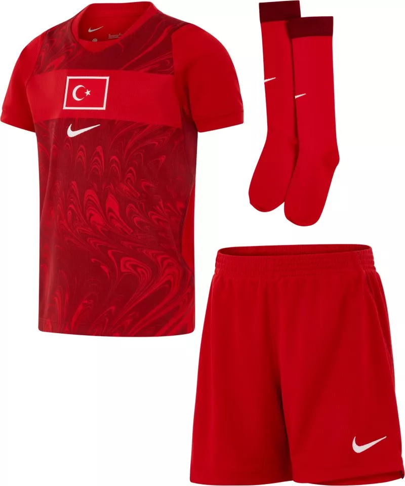 Zestaw Nike Dri-FIT Turkey Stadium Home Set 2026 Little Kids