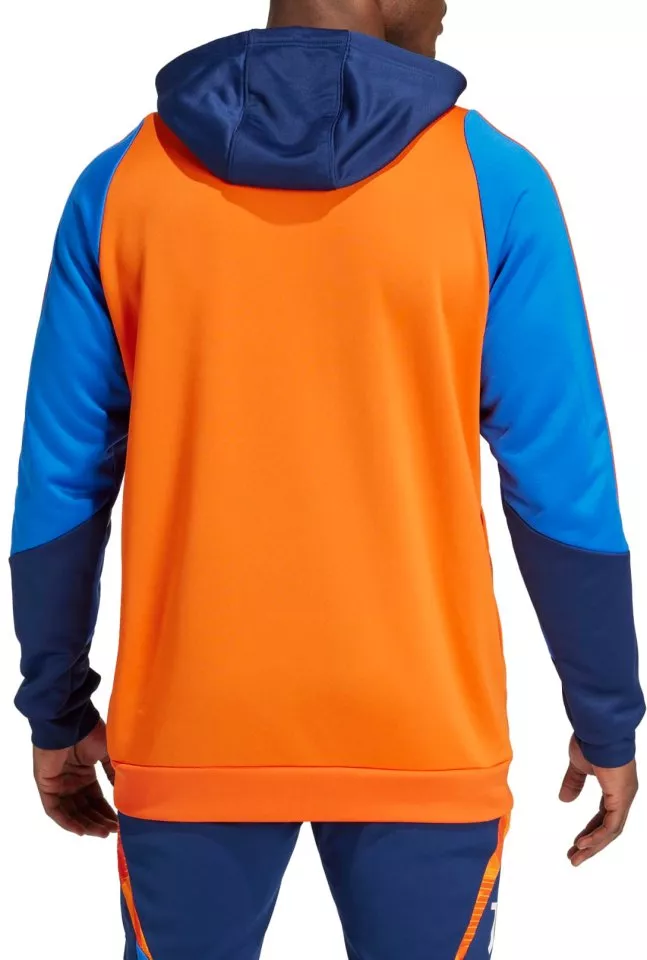 Sweatshirt med hætte adidas JUVE TRHOOD