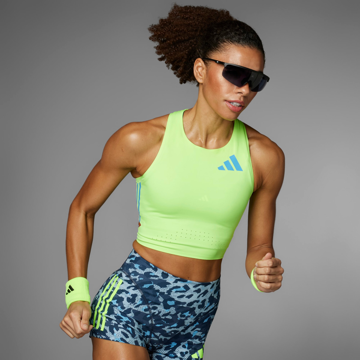 Tank top adidas Road to Records crop - Top4Running.com