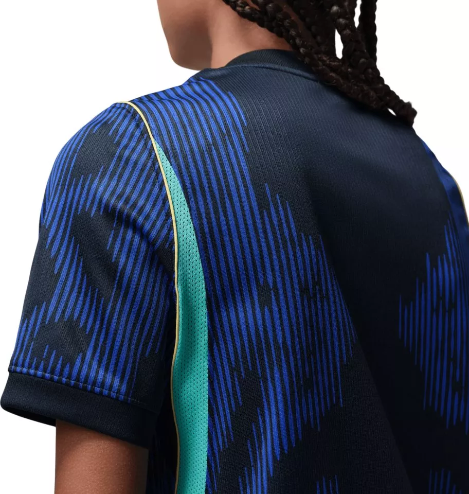 Camiseta de fútbol Jordan Dri-FIT Brazil Stadium Away 2026 Kids