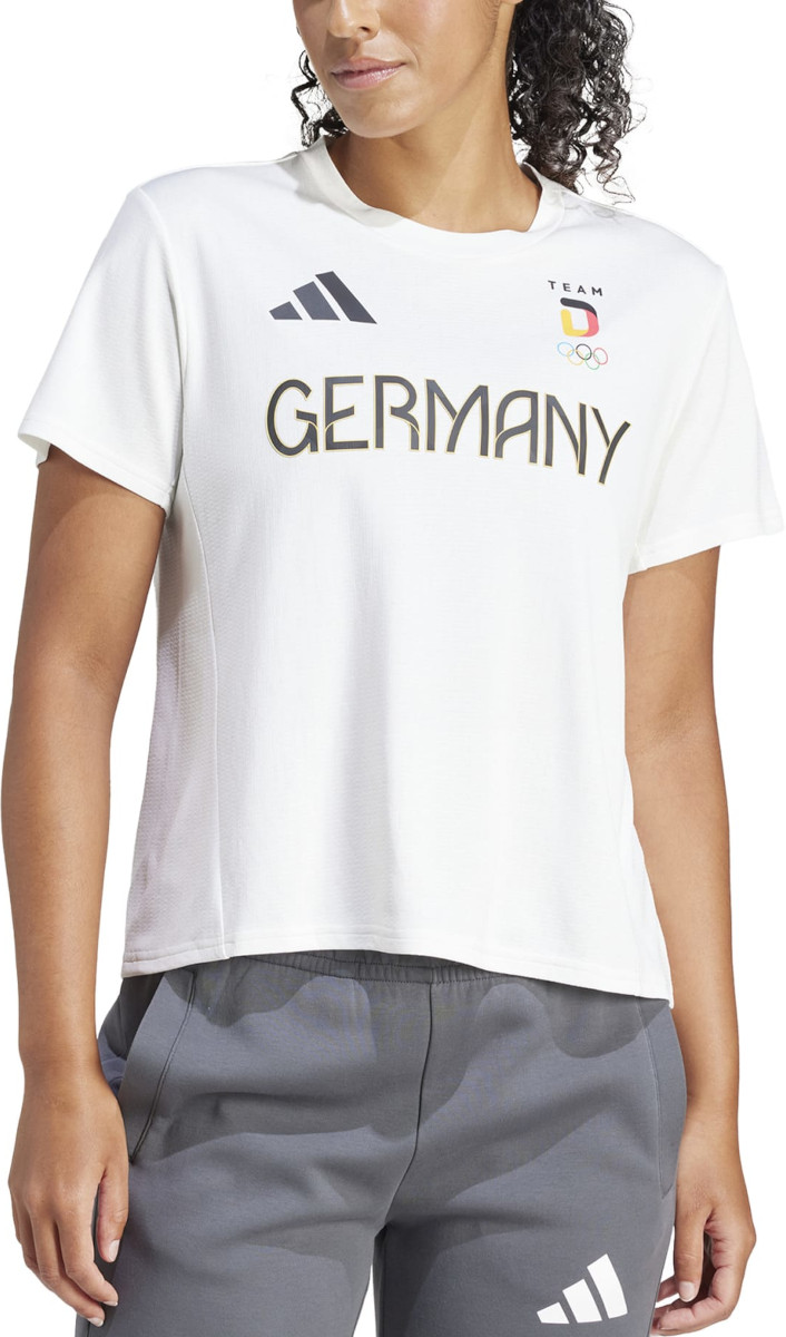 Dámské sportovní tričko s krátkým rukávem adidas Team Germany HEAT.RDY