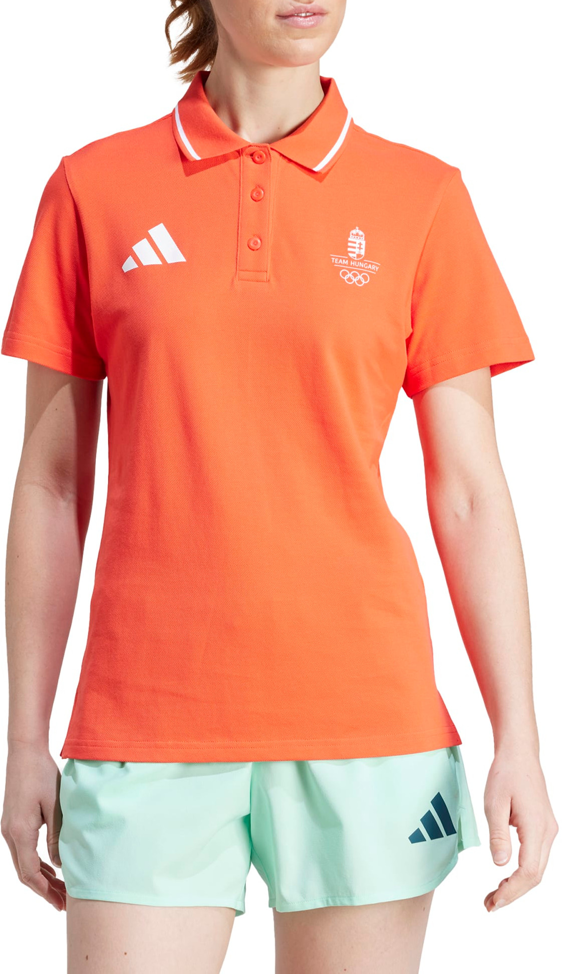 Dámská košile s krátkým rukávem adidas Team Hungary