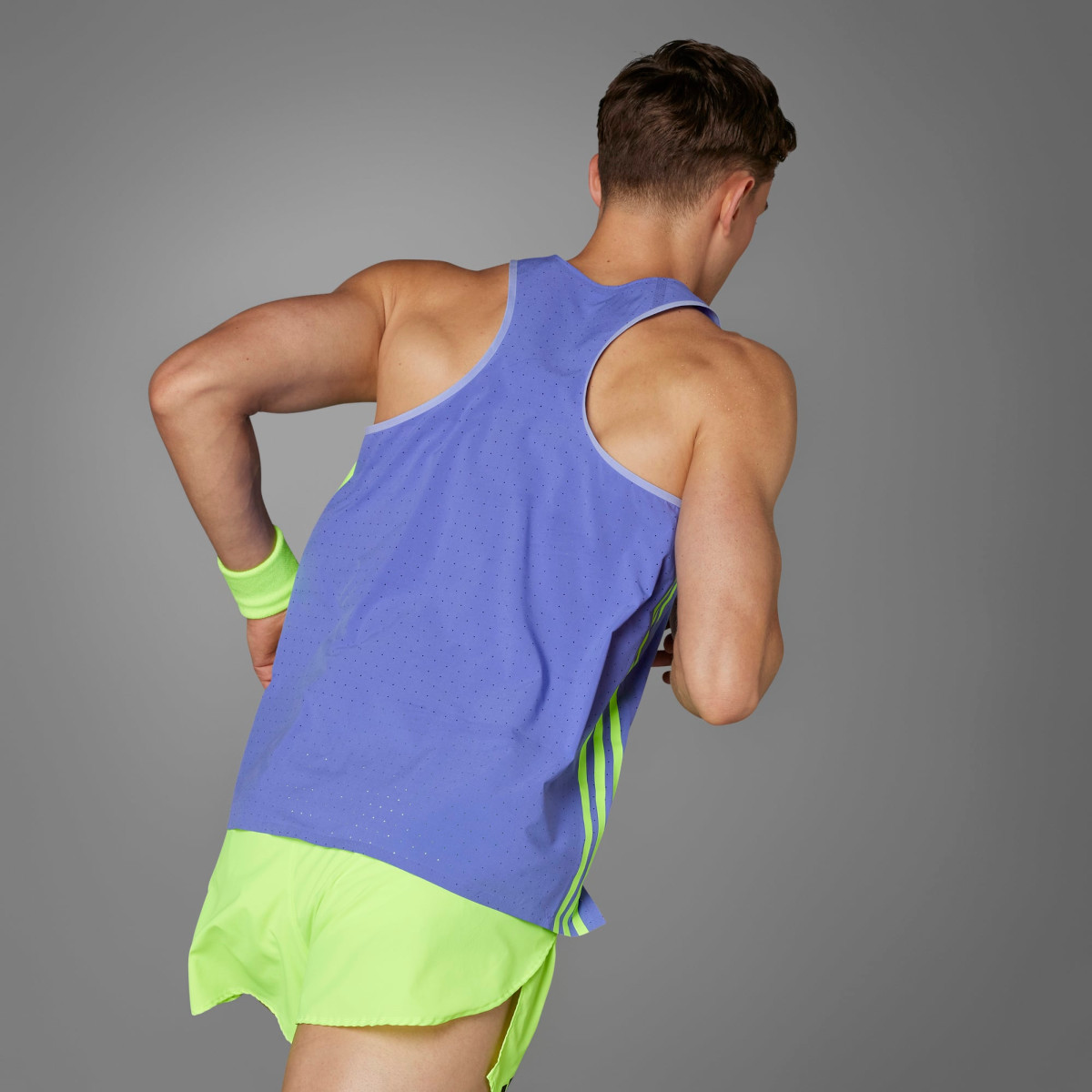 日本未発売 ADIZERO RUNNING SINGLET ADIDAS adidas Adizero Running Singlet - Purple | Free Shipping with