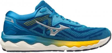 Mizuno Mens Wave Sky 4 Running Shoes Trainers Sneakers Yellow Sports Breathable 