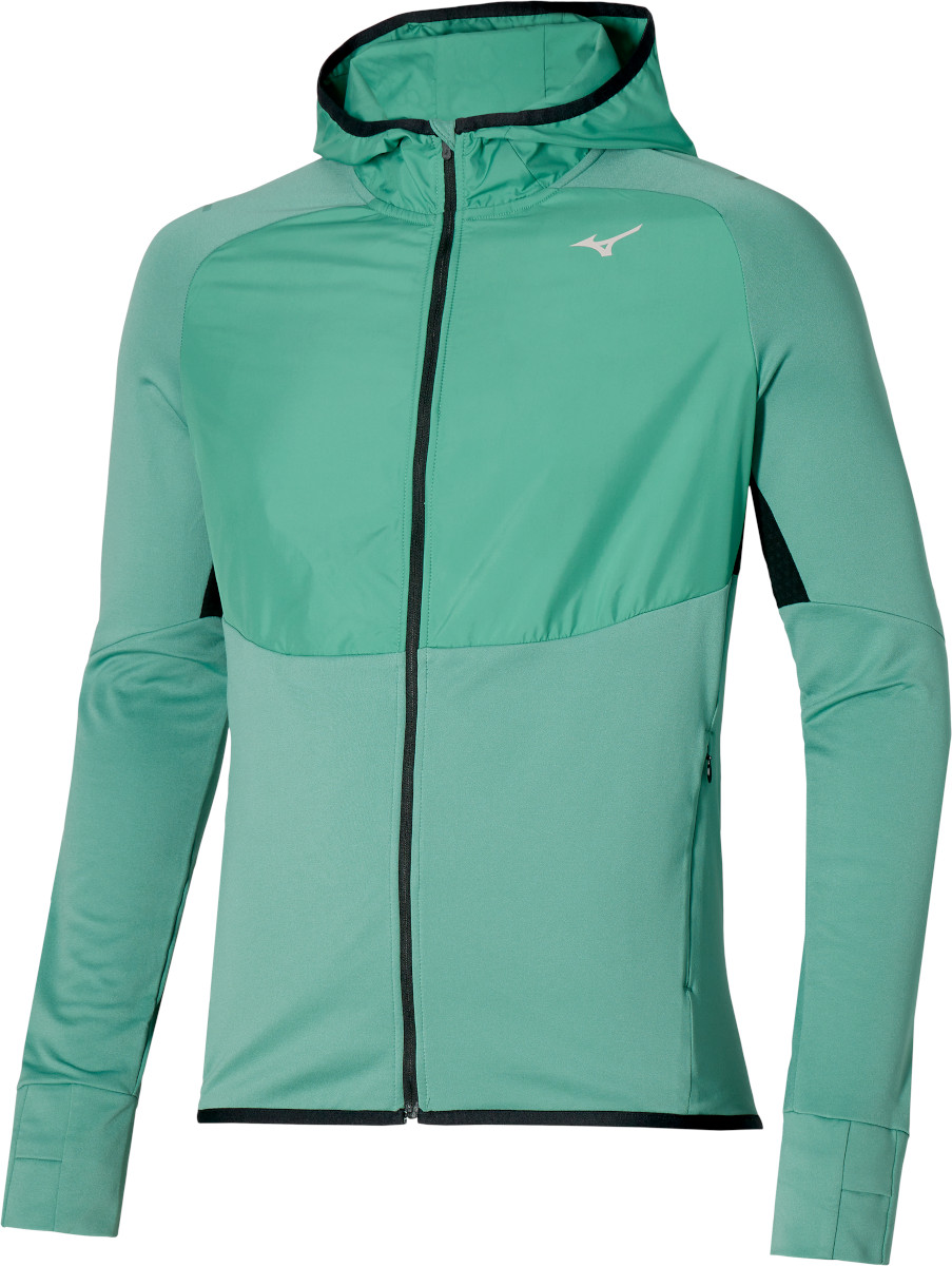 Φούτερ-Jacket με κουκούλα Mizuno Warmalite Hybrid FZ