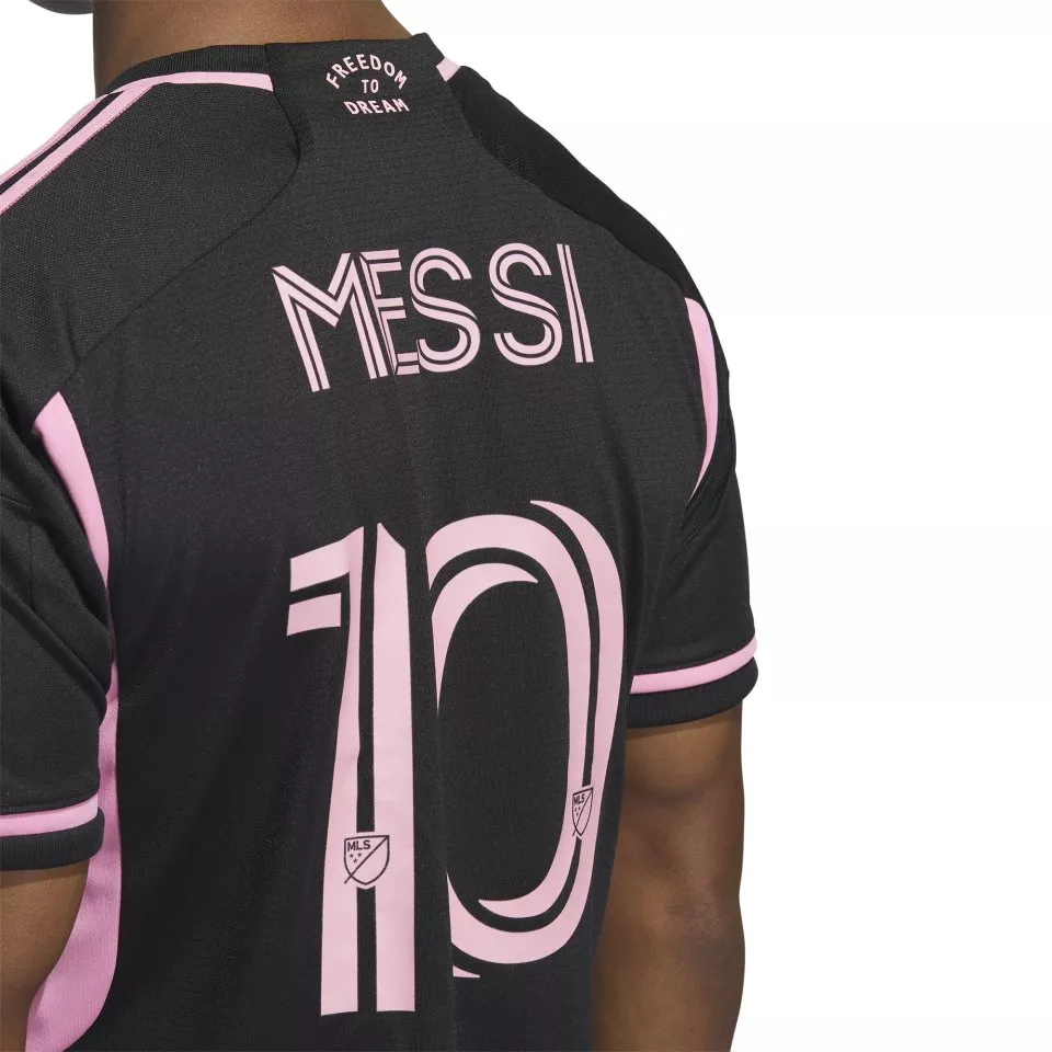 Pánský zápasový dres s krátkým rukávem adidas Inter Miami CF 2024 Messi, hostující