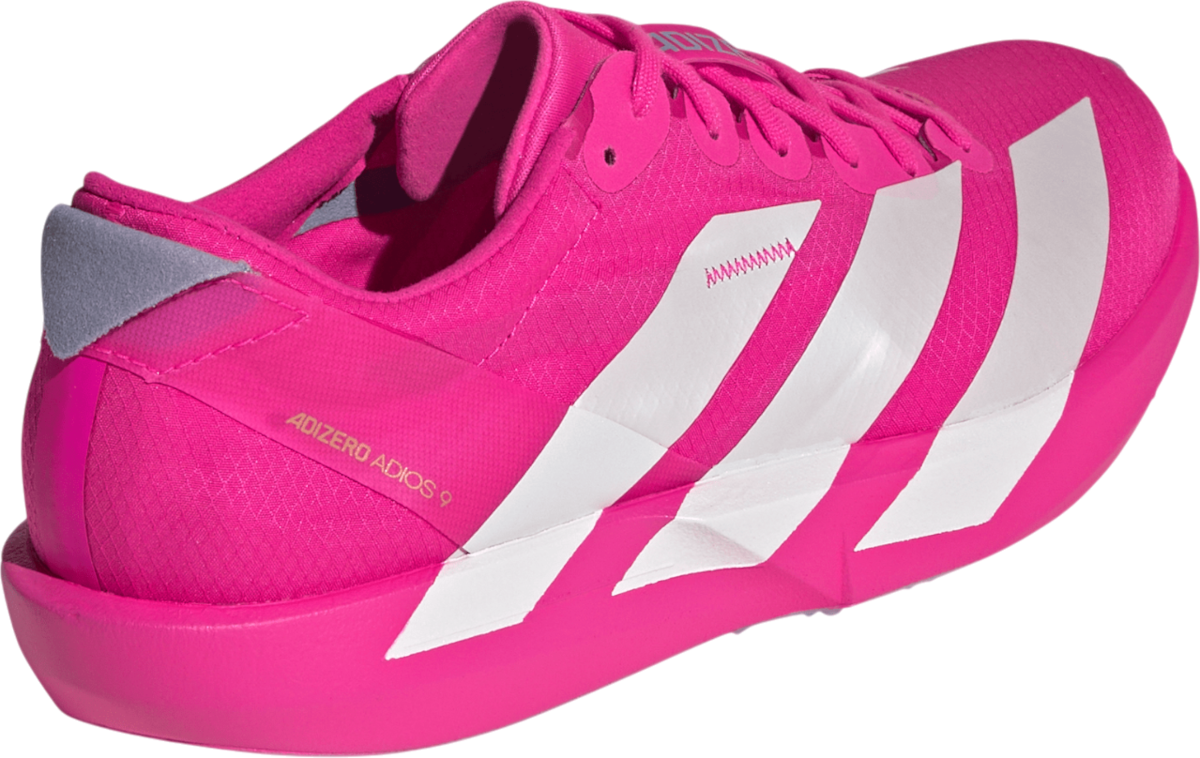 スパイク・シューズ adidas ADIZERO ADIOS 9 Adidas Adizero Adios 9 Running Grey Two Lucid Red Grey