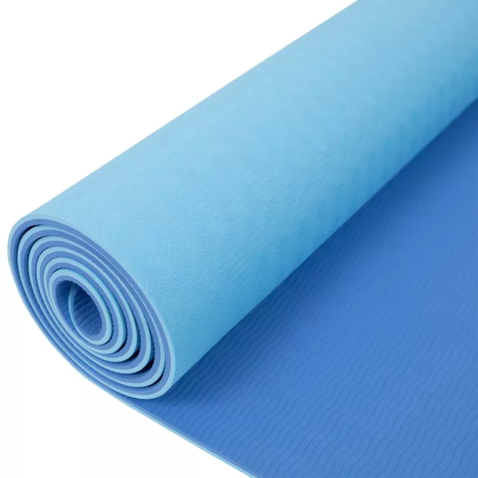 Yoga Mat Sharp Shape Dual TPE Blue