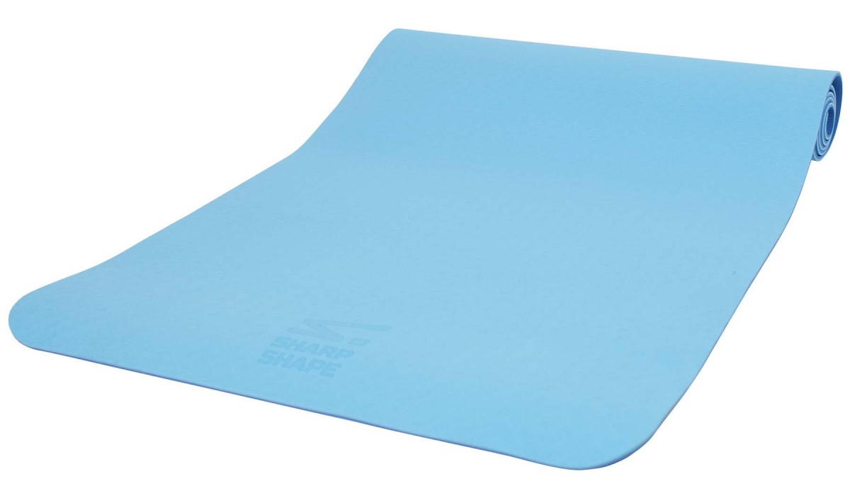 Yoga Mat Sharp Shape Dual TPE Blue