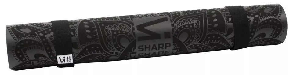 Yoga Mat Sharp Shape Blossom Black