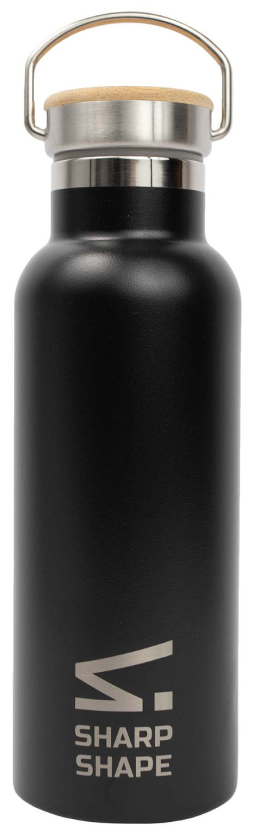 Trinkflasche Sharp Shape STAINLESS STEEL BOTTLE 500 ML BLACK