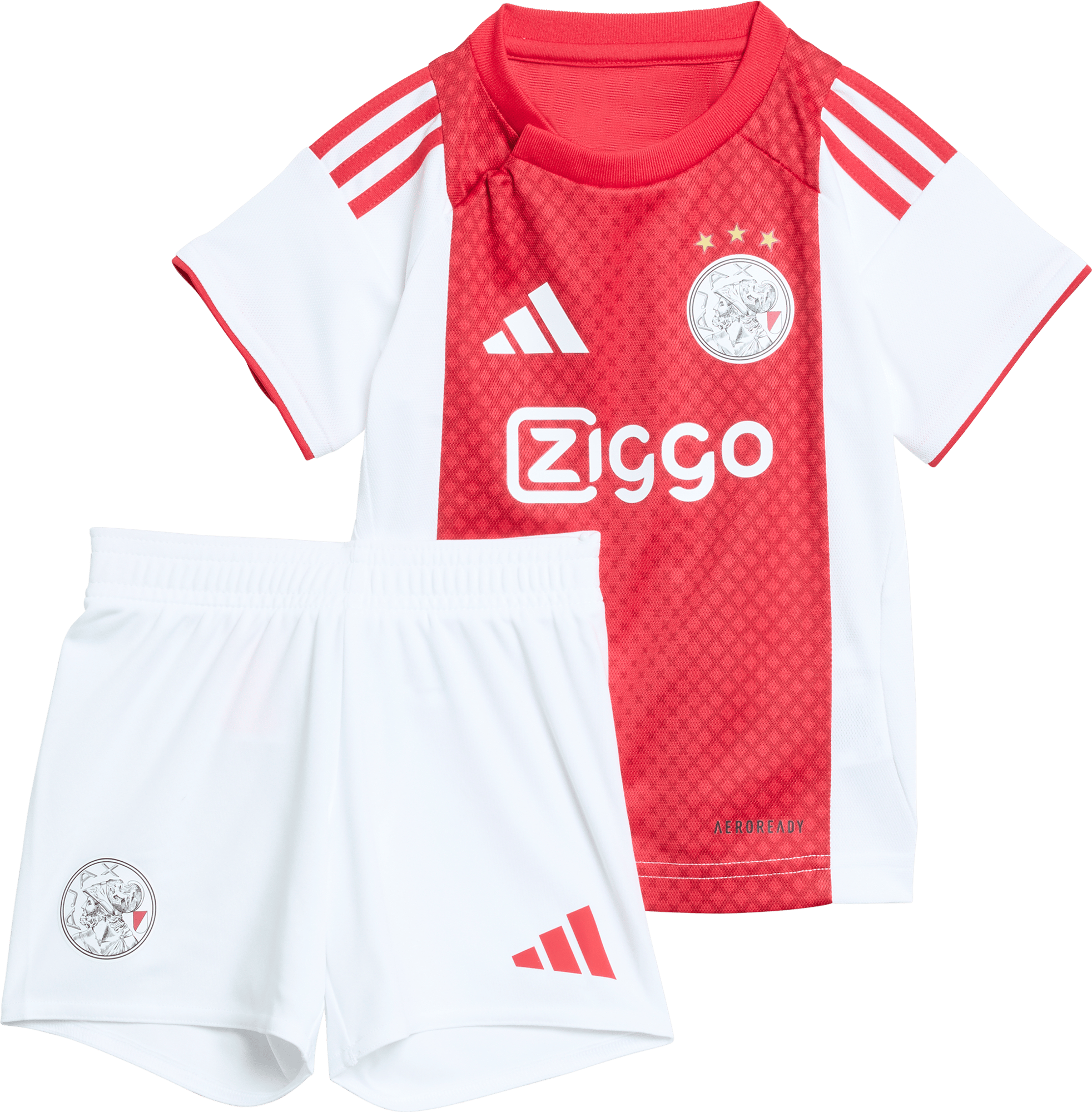 AJAX AMSTERDAM HOME 2025/26 BABY KIT