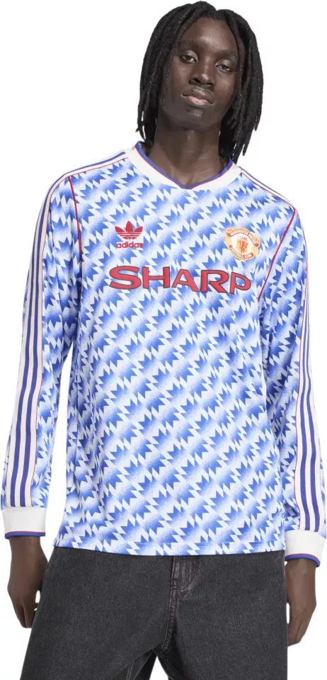 Bluza cu maneca lunga adidas Originals Manchester United Away Long Sleeve 1990/92