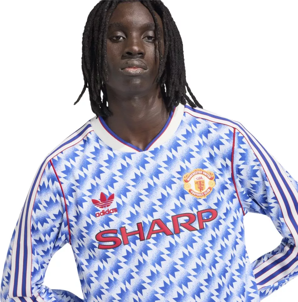 Bluza cu maneca lunga adidas Originals Manchester United Away Long Sleeve 1990/92