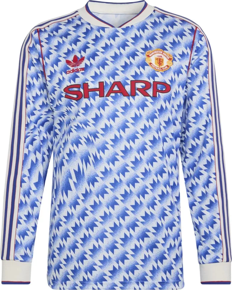 Bluza cu maneca lunga adidas Originals Manchester United Away Long Sleeve 1990/92