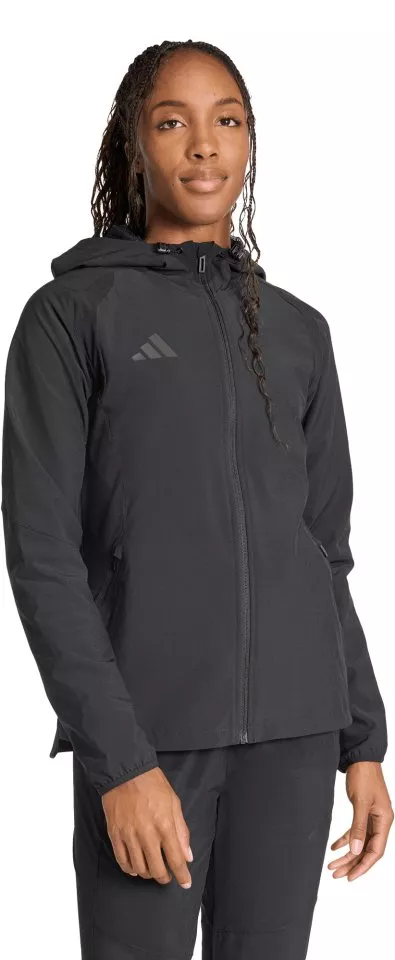 Jakna s kapuljačom adidas Tiro Travel Windbreaker Women