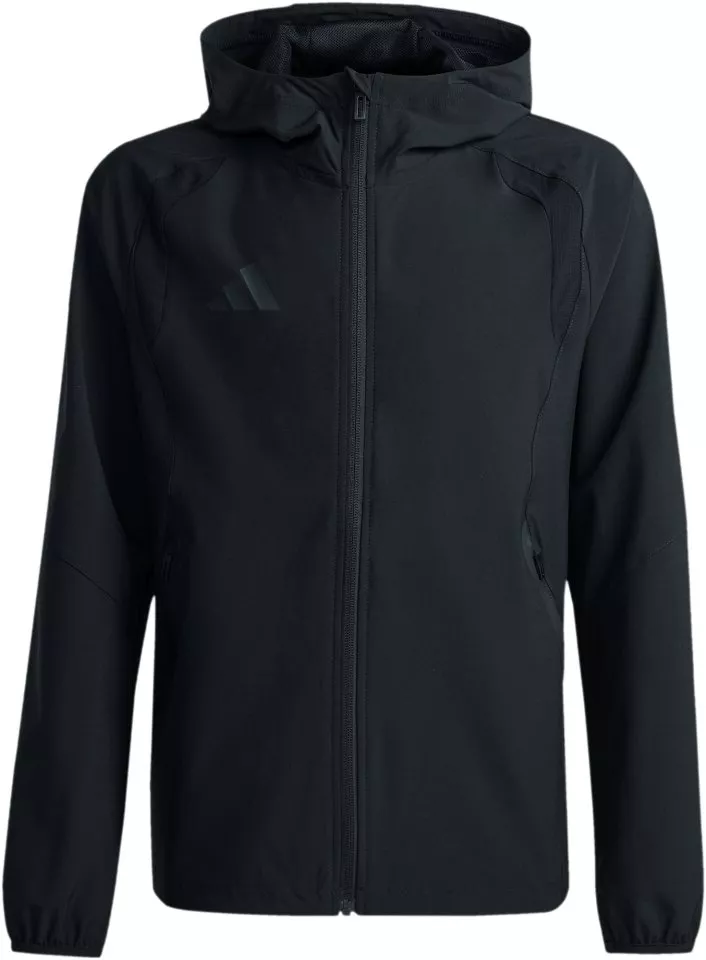 Jakke med hætte adidas Tiro Travel Windbreaker Kids