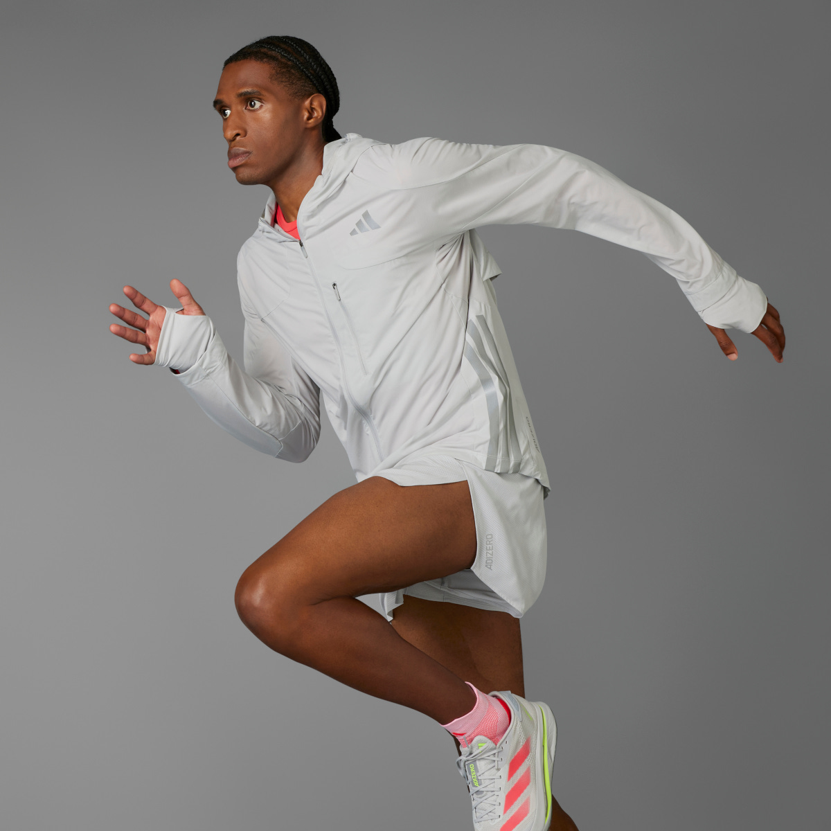 Hooded jacket adidas Adizero Ekiden - Top4Running.com