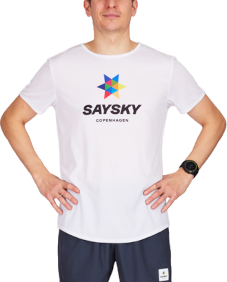 Unisex běžecké tričko s krátkým rukávem Saysky Heritage Flow
