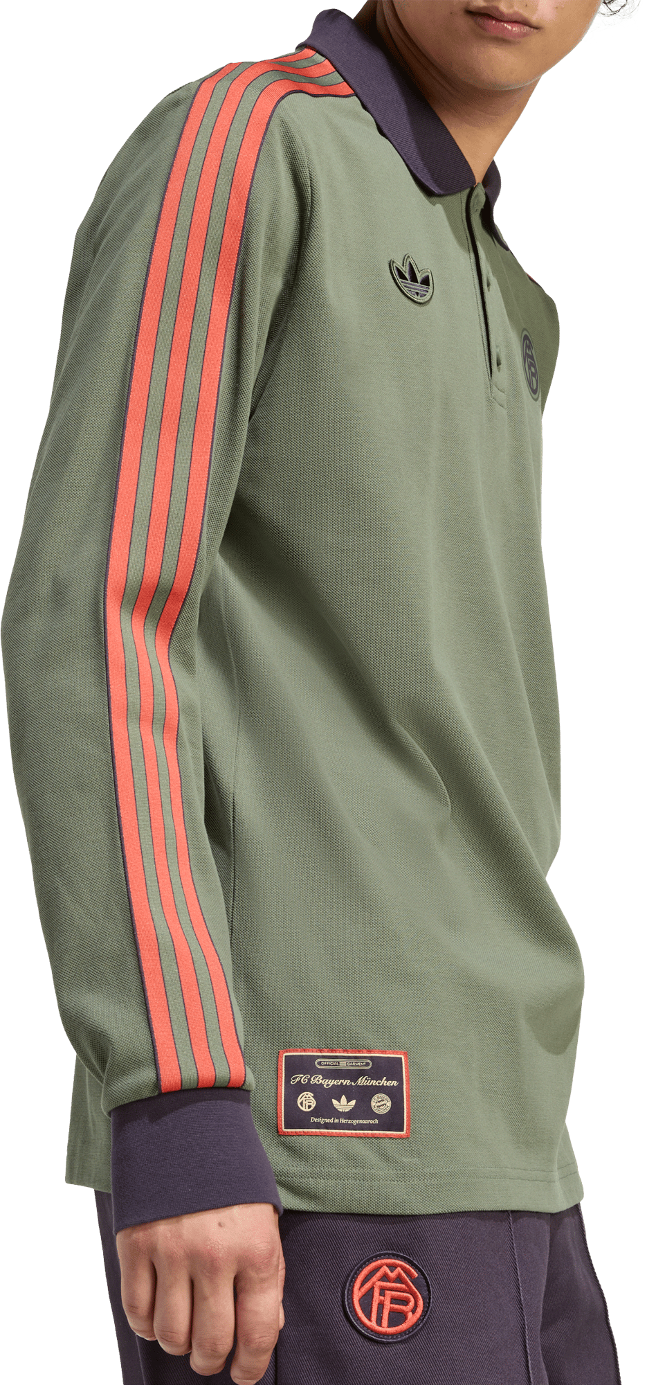 FC Bayern München 長袖ポロシャツ adidas FC Bayern München 長袖