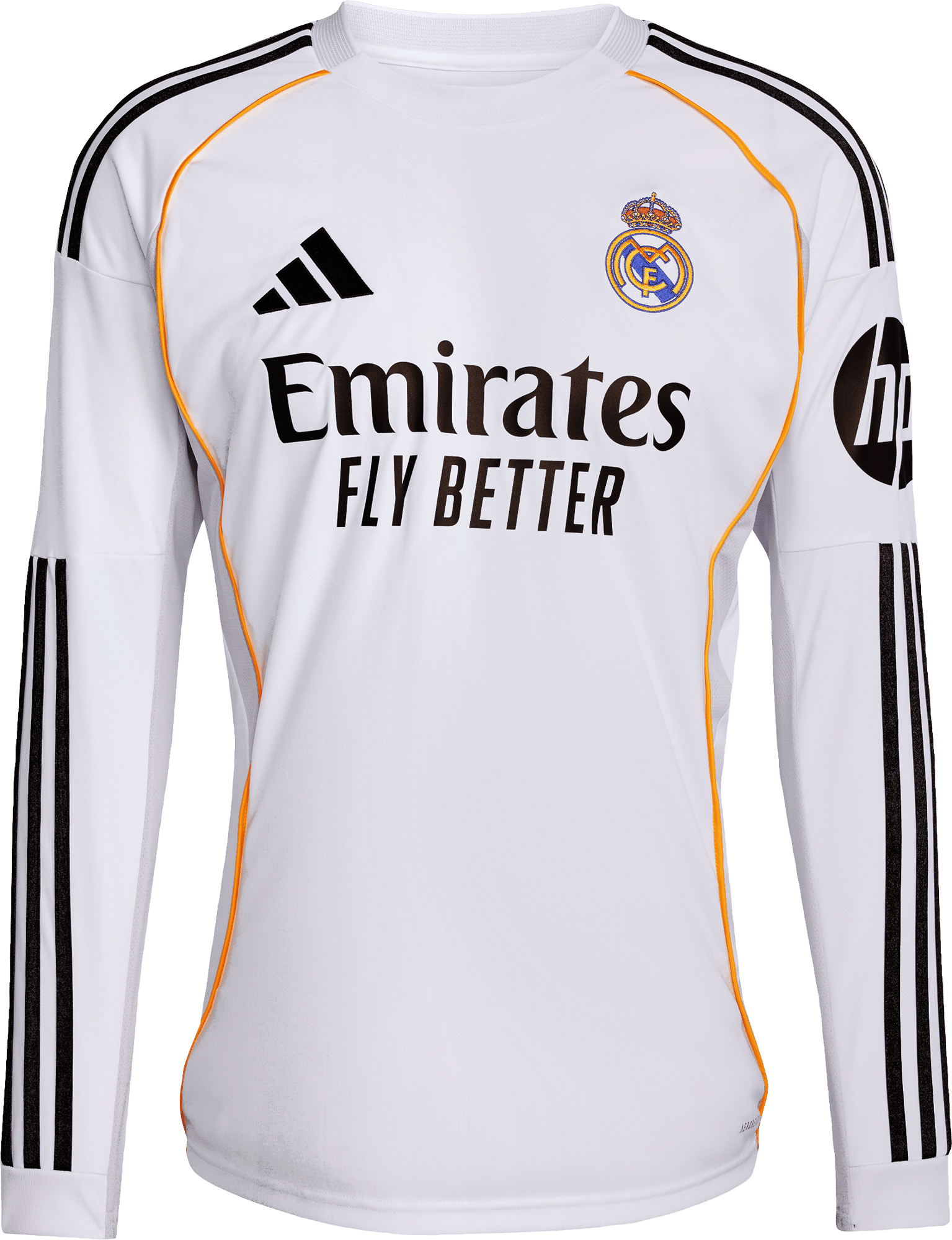 Real Madrid Long Sleeve Home Jersey 2025/26