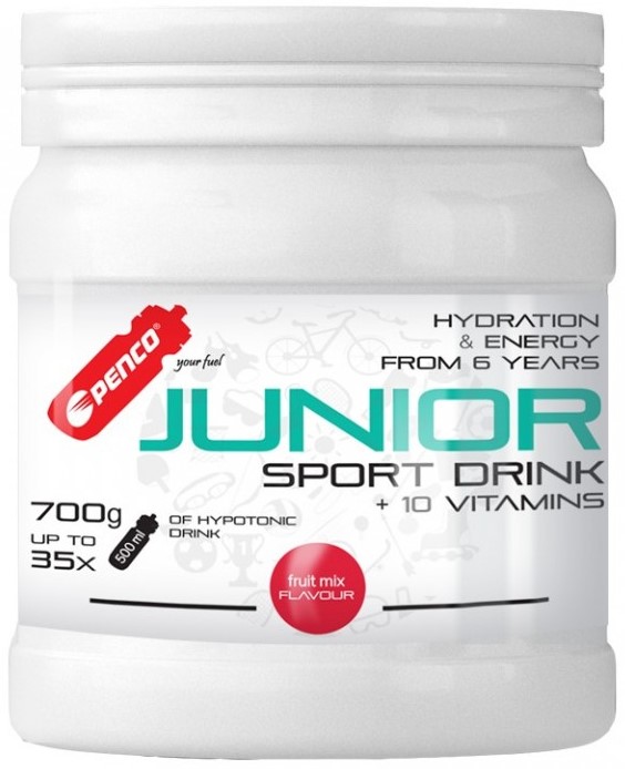 Iónový práškový nápoj pre deti Penco Junior Sport Drink 700g ovocný mix