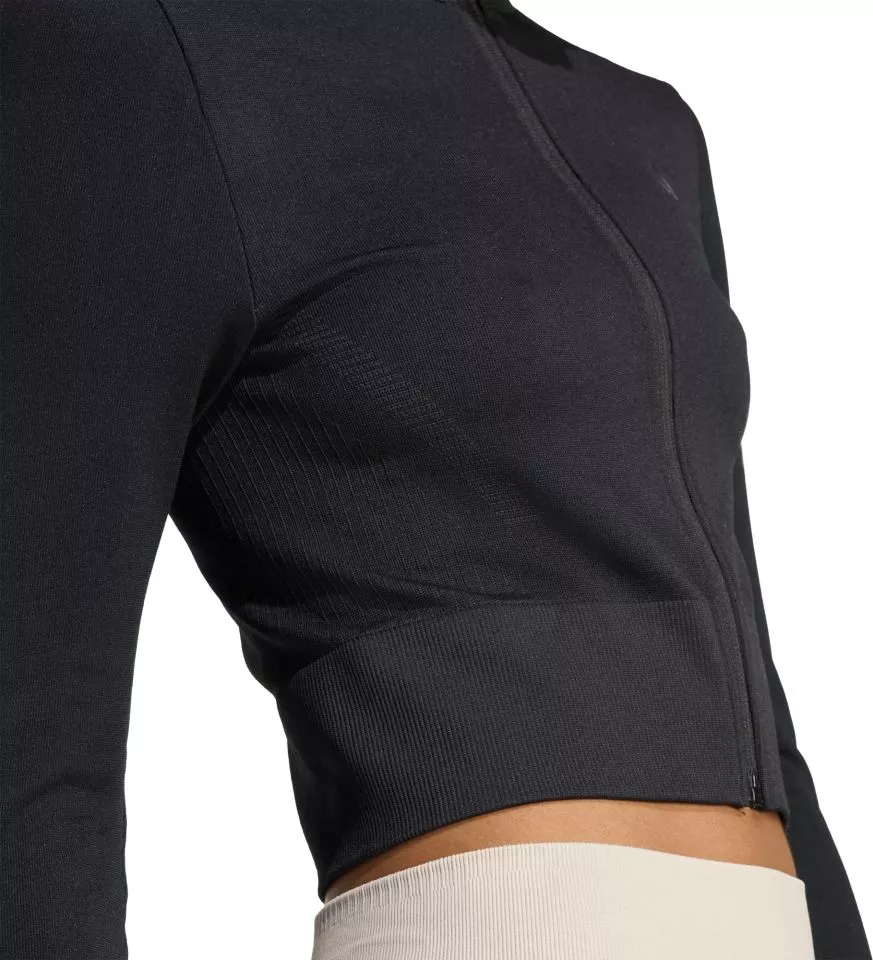 Hanorac adidas Workout Essentials Knit Zip Through Women