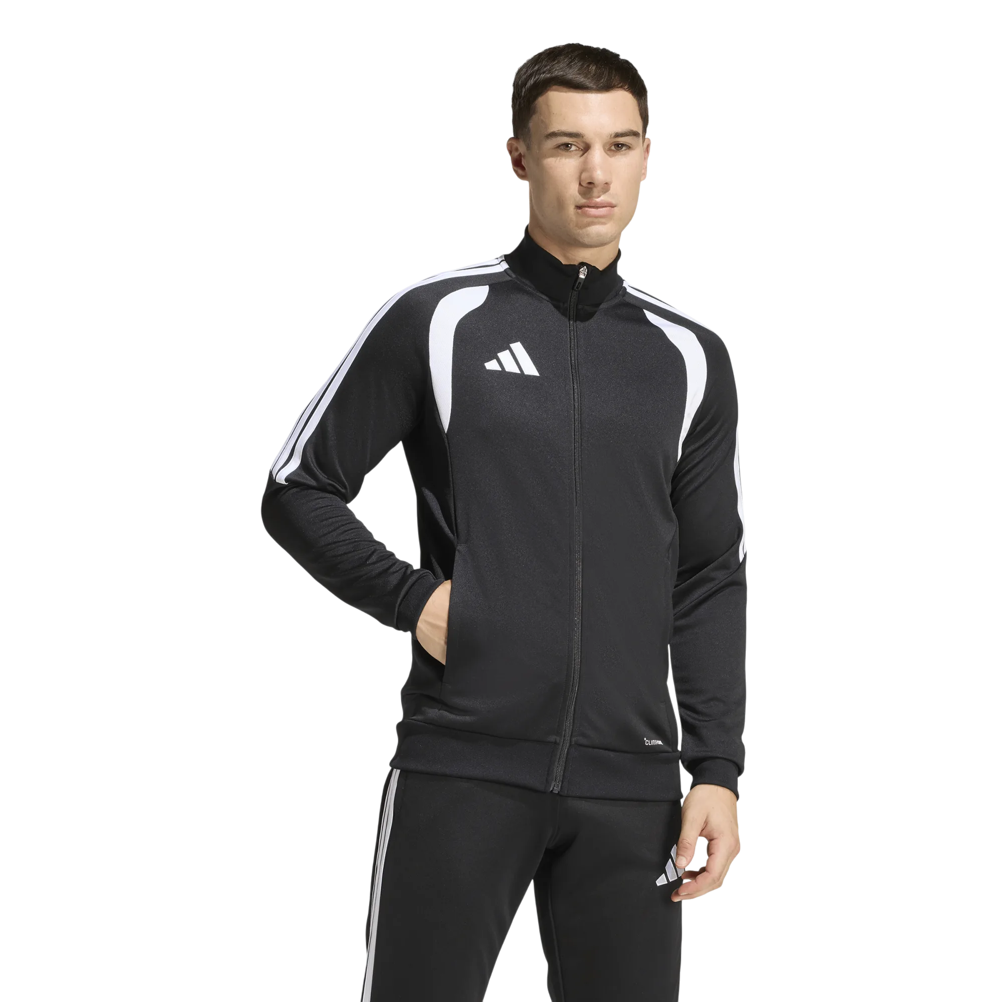 adidas Tiro 2026 League Jacket Black White — foto 3