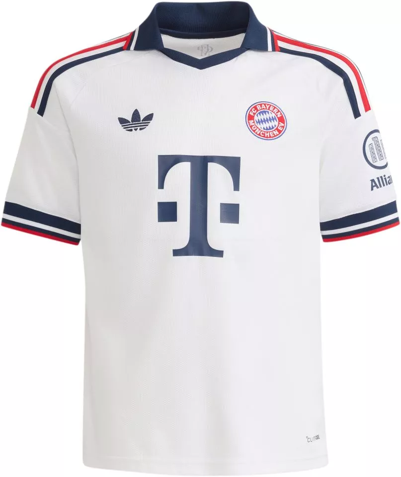 Dětský hostující dres s krátkým rukávem adidas FC Bayern Mnichov 2026/27
