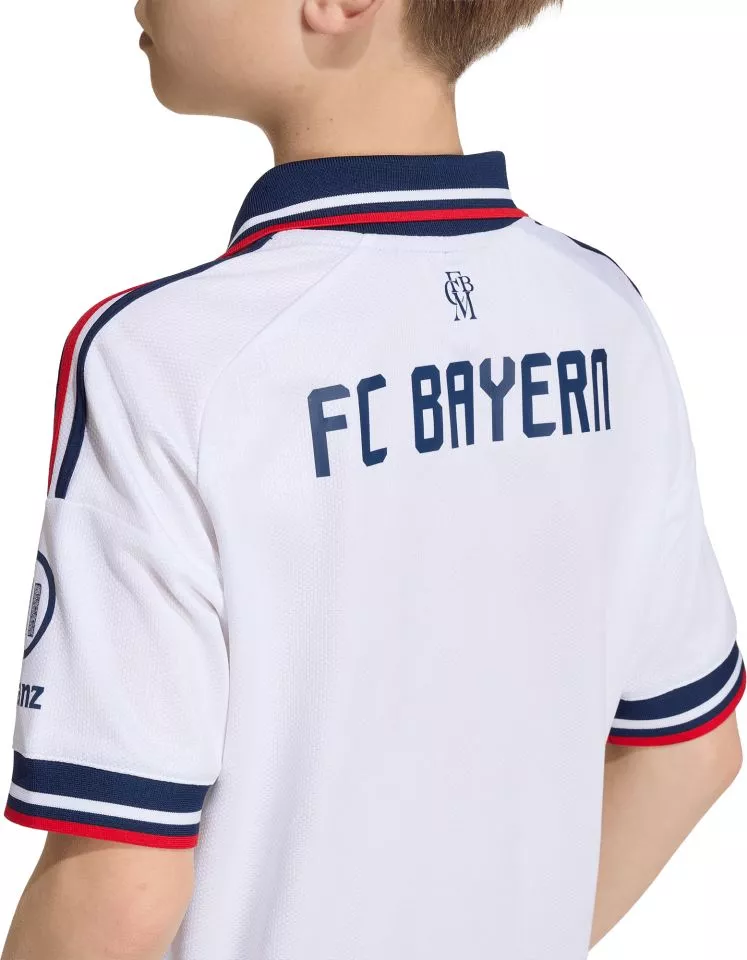Dětský hostující dres s krátkým rukávem adidas FC Bayern Mnichov 2026/27