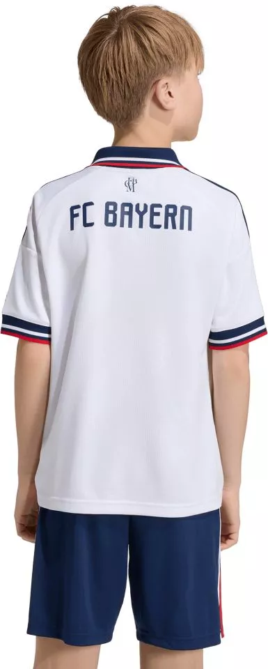 Dětský hostující dres s krátkým rukávem adidas FC Bayern Mnichov 2026/27