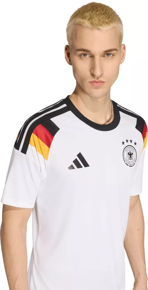 Pánský domácí fanouškovský dres s krátkým rukávem adidas Německo 2026