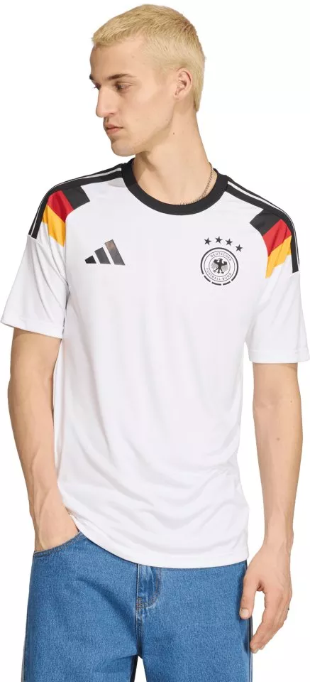 Pánský domácí fanouškovský dres s krátkým rukávem adidas Německo 2026