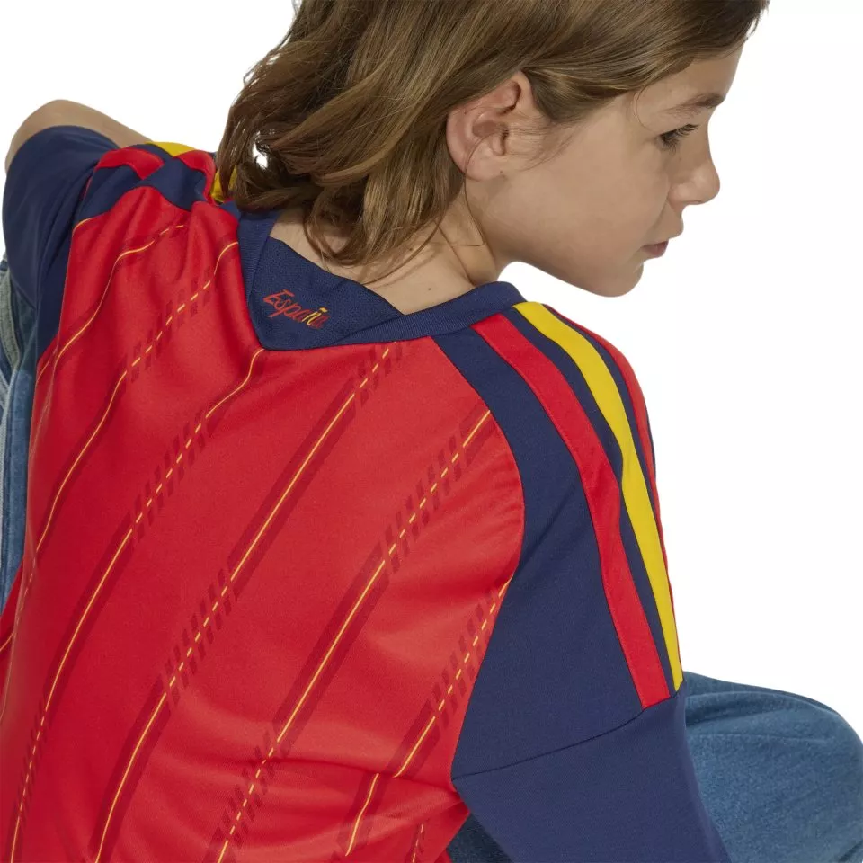 Dětský dres s krátkým rukávem adidas Španělsko 2026, domácí