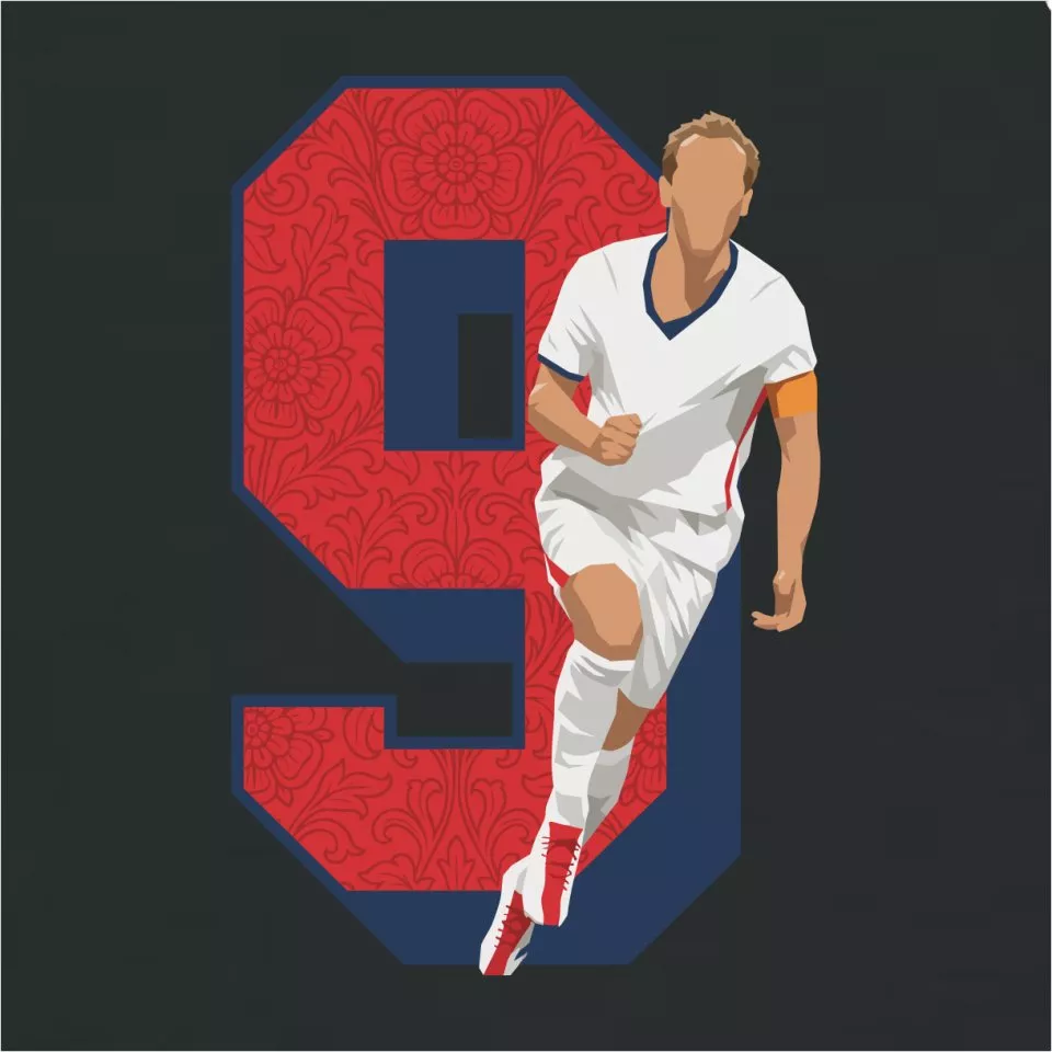 Męska koszulka z krótkim rękawem 11teamsports "HURRIKANE" World Cup 2026