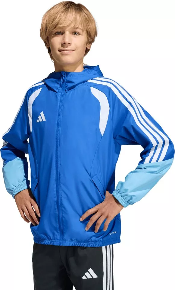 Hupullinen takki adidas  Tiro 26 Competition All Weather Kids