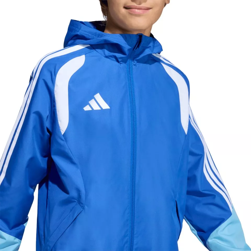 Hupullinen takki adidas  Tiro 26 Competition All Weather Kids