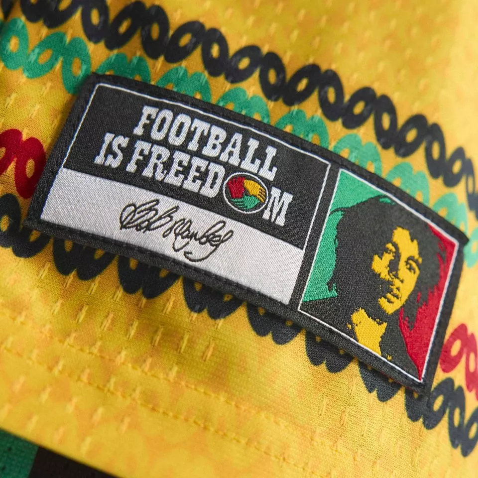 Pánský domácí dres s krátkým rukávem adidas Jamaica 2026 x Bob Marley