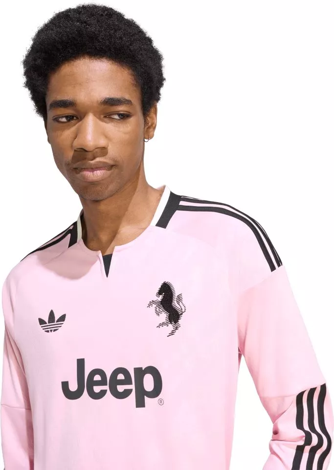 Pánský hostující fotbalový dres s dlouhým rukávem adidas Juventus 2026/27
